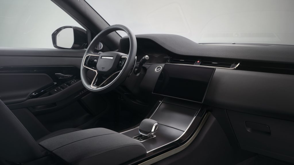 Range Rover Evoque interior view